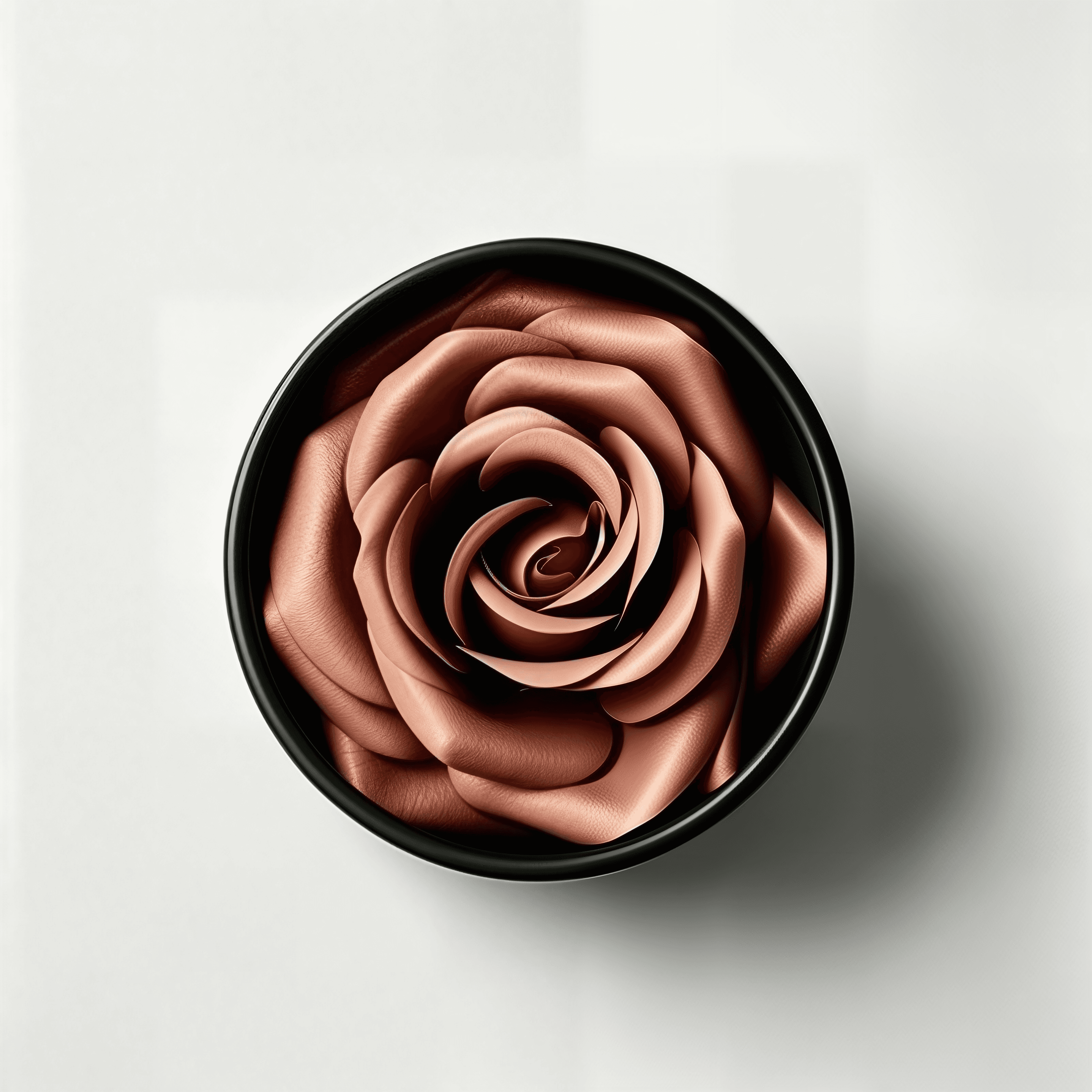 ROSE BIUSH ORANGE Round Rose Blush Packaging