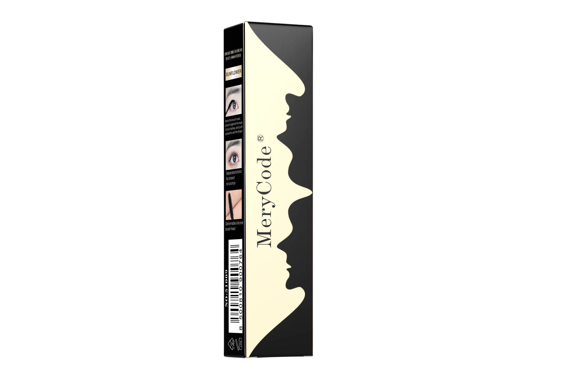 Waterproof Mascara Packaging with Curved Applicator